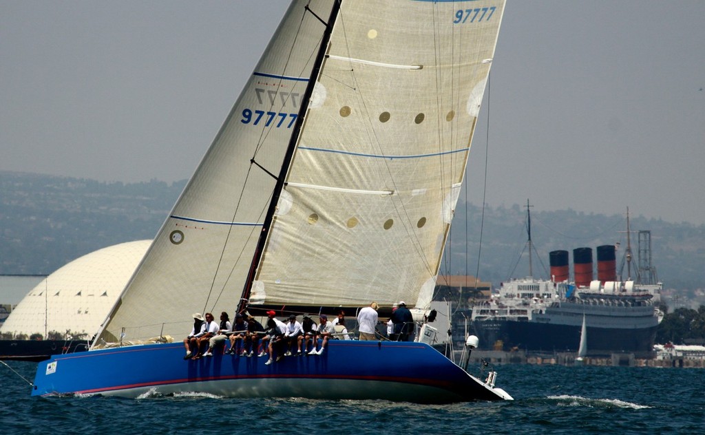Medicine Man sails the scenic route  in the Random Leg fleet - Long Beach Race Week 2012 © Rich Roberts http://www.UnderTheSunPhotos.com